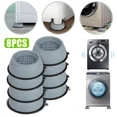 thumbnail image 1 of 8Pcs Anti Vibration Washing Machine Mats Support Anti-Slip Rubber Feet Base Pads, 1 of 6
