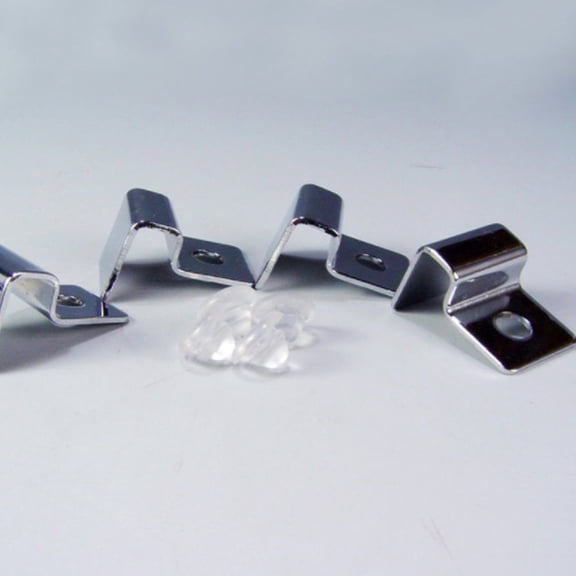 8Pcs Aquarium Cover Frame Stainless Steel Fish Tank Support Rack Plated Silver Durable