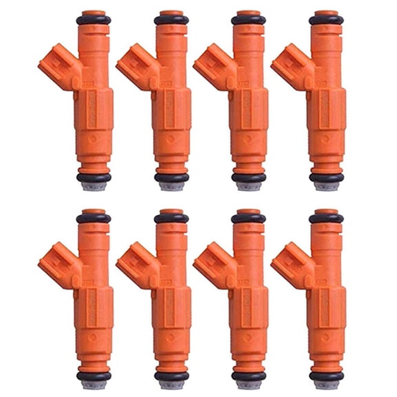8Pcs Automobile Injector for Focus 6 2.3L MZR 3M4G9F593BA 0280156156,8 x Injector,Orange