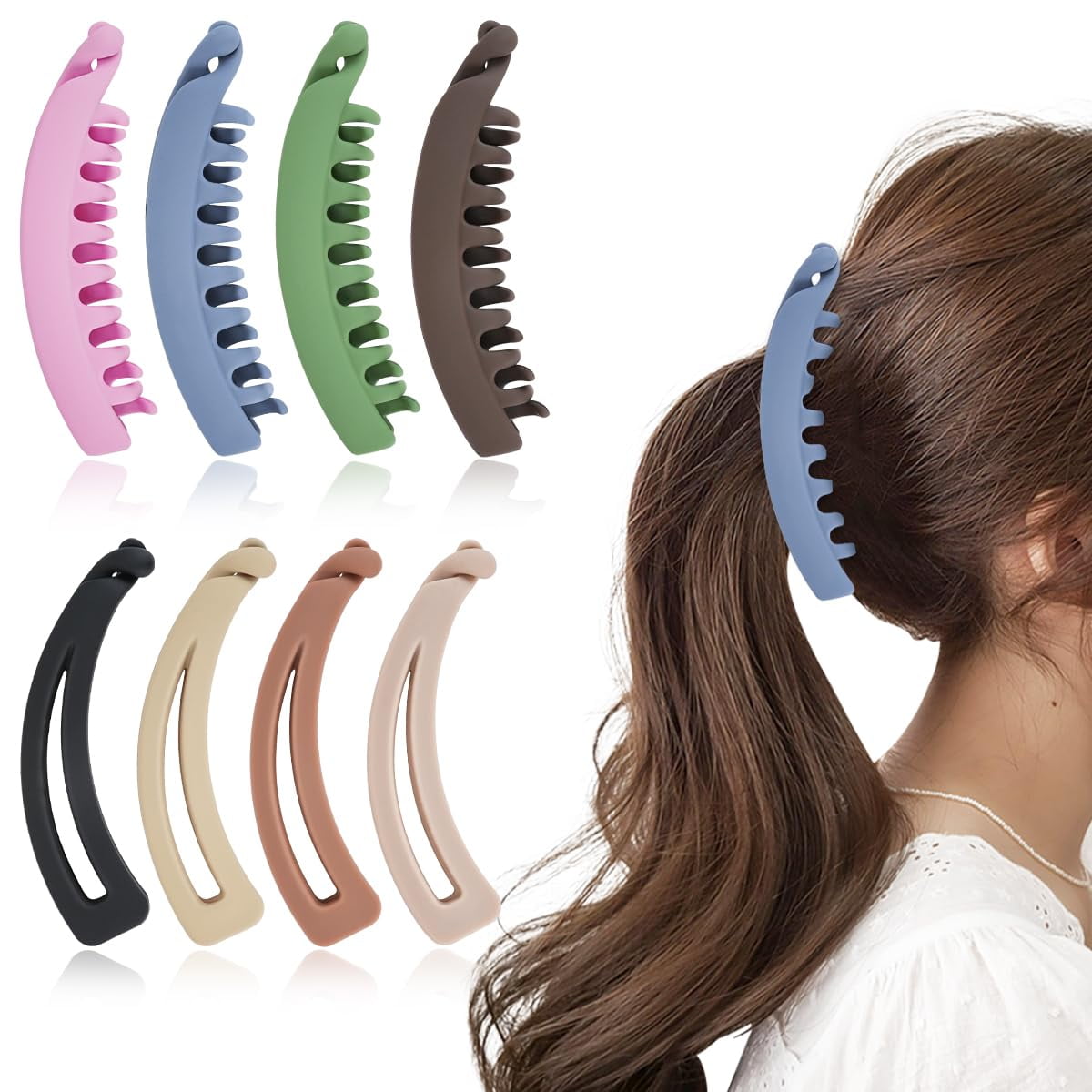 KIM & C 8pcs Hair Ponytailer-Patterned KIM & C 8pcs Hair Ponytailer-Patterned