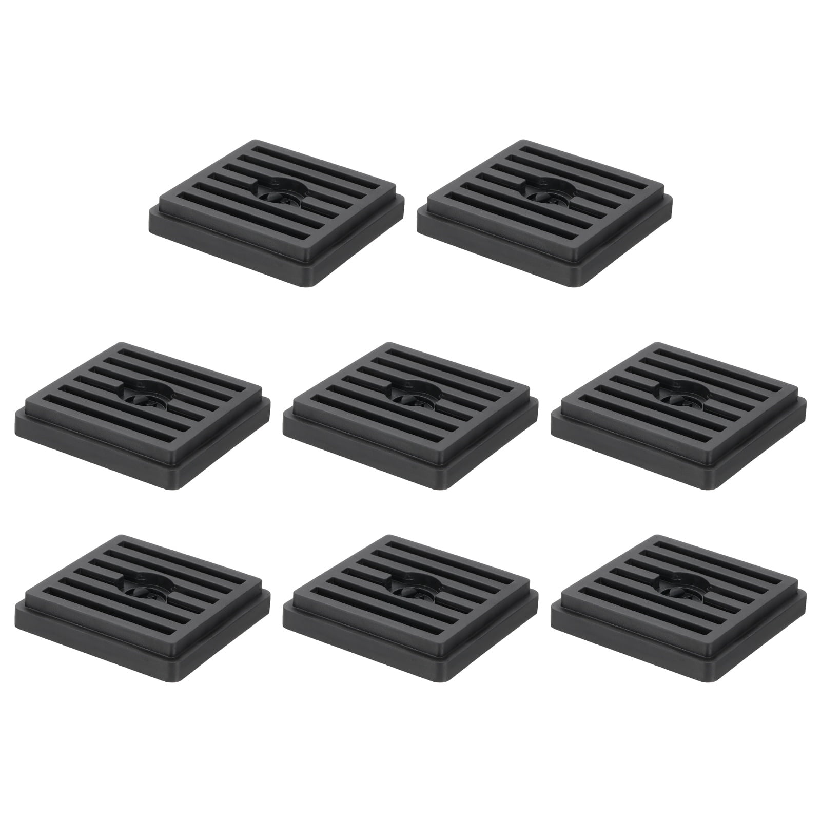 8Pcs Bed Risers, Square Heavy Duty Stackable Lift Block to 0.5 Inch ...