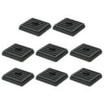 thumbnail image 1 of 8Pcs Bed Risers, Square Heavy Duty Stackable Lift Block to 0.5 Inch Plastic Furniture Riser for Desk, Chair, Table, Sofa Legs, Washing Machine, Refrigerator, Back, 1 of 6