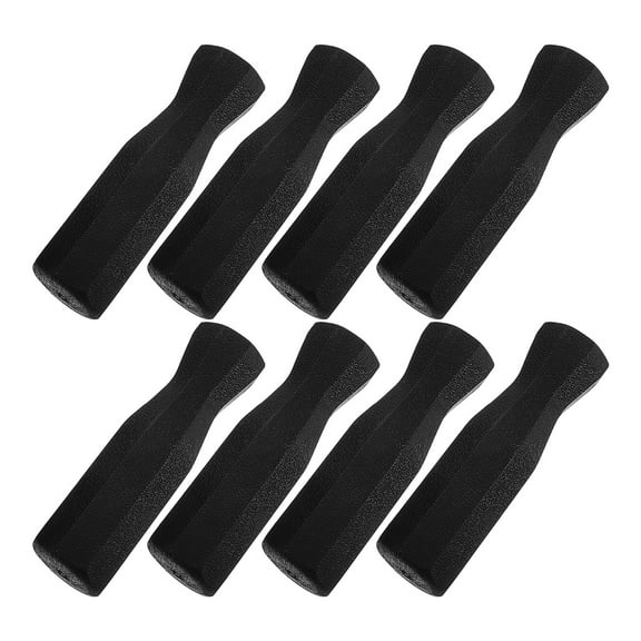 8Pcs Black Foosball Table Handles Durable Plastic Antislip Grip for Home Use Easy Replacement Ideal