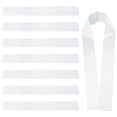thumbnail image 1 of 8Pcs Blank Satin Sashs Shoulder Strap for DIY Plain Pageant Sash Party Decoration Accessories White 160x95x0.1mm, 1 of 5
