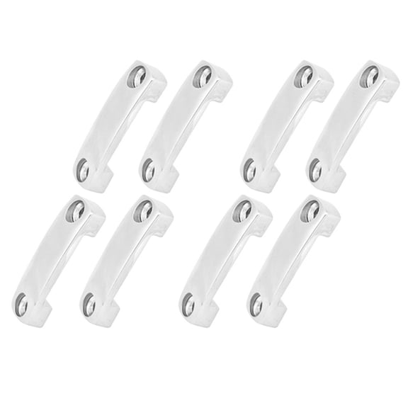 8Pcs Boat Lock Eye Strap Loop Tie Down Anchor Rope Yacht Deck Fitting 316 Stainless Steel Boat Accessories Marine