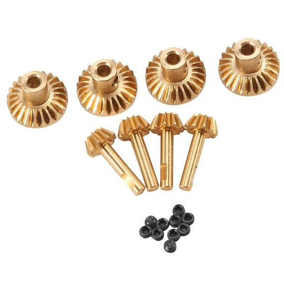 8Pcs Brass Front & Rear Axle Gear Drive Shaft Gear Upgrade Accessories for C14 C24 B24 B36 MN D90 D99 MN99S Parts