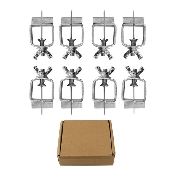 8Pcs Butt Welding Clamps, Sheet Metal Welding Clips, Sheet Metal Fasteners Panel Lock Grip, Small Weldings Clamps Tack, Weldings Door Alignment Tool for Patch Repairs