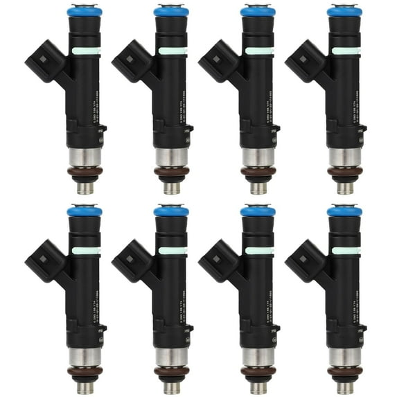 8Pcs CCIYU 1 Hole Fuel Injector Kits fit for 2009-2014 for Ford for Expedition / for Lincoln for Navigator 5.4L, 2009-2010 for Ford for F-150 /for Lobo 5.4L FJ1003,9L3Z9F593B