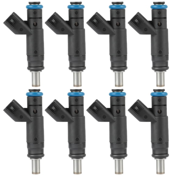 8Pcs CCIYU 4 Holes Fuel Injector Kits fit for 2005-2009 for Chrysler for 300, 2008-2009 for Chrysler for Aspen, 2006-2009 for Dodge for Charger FJ731,4591851AB; RL591851AA;68045799AA; 4591851AA