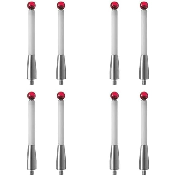 8Pcs CMM Probe Stylus 6mm Ball Tip CMM Contact Probes Ceramic Shafts Probe Testing Accessories for Renishaw A-5000-3709$$Electrical