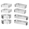 thumbnail image 1 of 8Pcs Cake Ring, Stainless Steel Tart Ring, Multi Shaped Baking Rings, 1 of 6