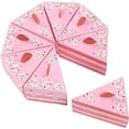 thumbnail image 1 of 8Pcs Cake Shaped Cookie Sweets Box Paper Gift Container Birthday Party Favors Dessert Chocolate Packaging Box, 1 of 7