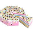 thumbnail image 1 of 8Pcs Cake Shaped Cookie Sweets Box Paper Gift Container Birthday Party Favors Dessert Chocolate Packaging Box, 1 of 7