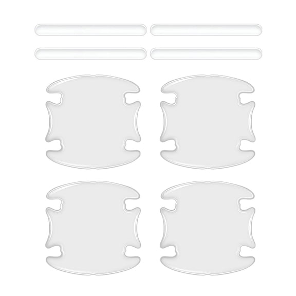 8Pcs Car Door Handle Protector Clear Anti-Scratch Film Guard Stickers