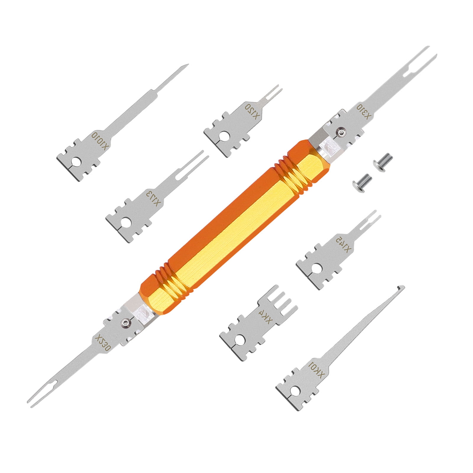 8Pcs Car Electrical Terminals Pin Removal Separator Tool Set For ...