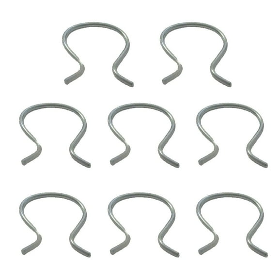 8Pcs Car Horseshoe Clips 2288 For Chevrolet For Pontiac For Buick 1949- 1970 Door Handle Window Crank Retaining Clip Plastic