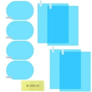 8Pcs Car Rearview Mirror Film Anti Fog Glare Rain Waterproof Film for Cars SUV