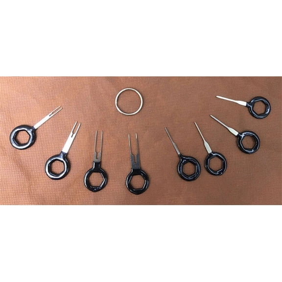 8Pcs Car Terminal Removel Key Pin Wiring Connector Fast Extractor Puller Tools