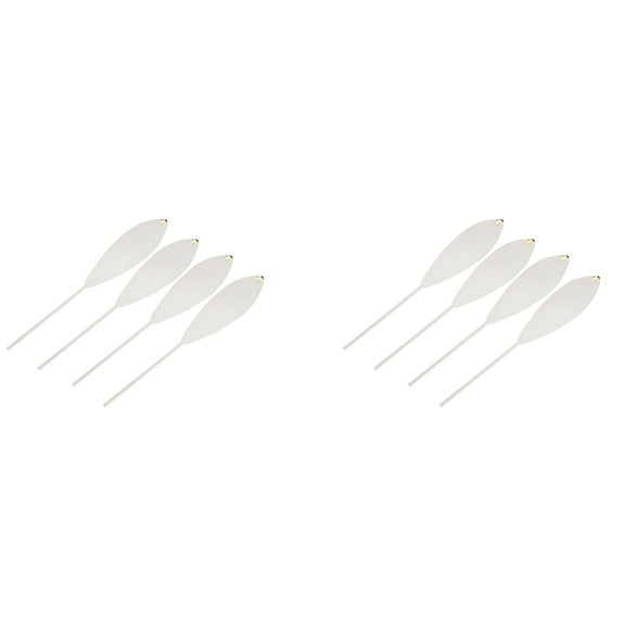8Pcs Casting SPIROLINO FORELLE POSEB Slow Sinking Suspending Intermediate Fly Fishing Float 10G,8 x Floating Bombarda Floats,White