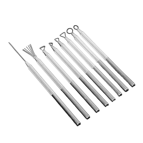 8Pcs Ceramic Pottery Clay Wire Sculpting Tool with Wire Tip and Needle Detailing Tool for Pottery Clay Carving, Modeling
