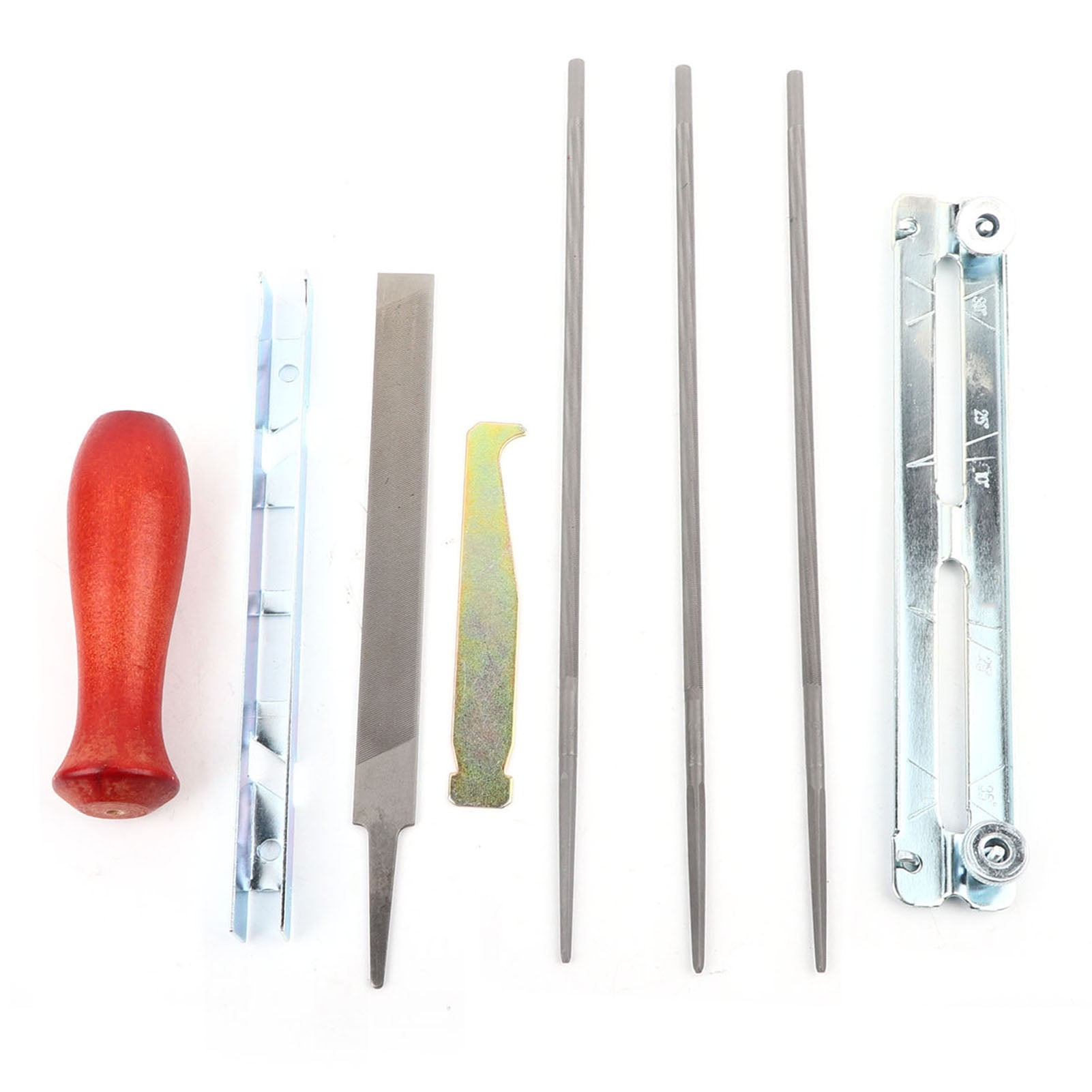 8Pcs Chain Saw Sharpening Kit Chainsaw Sharpener File Guide Bar Depth