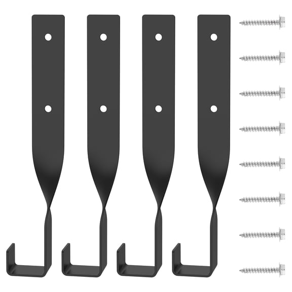 8Pcs Chain saw Storage Rack Hook Chainsaw Wall Mount Holder with Screws Steel Chainsaw Hanger Load Capacity 110lbs String Trimmer Storage Hook for Garage Wall
