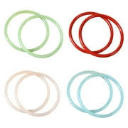 8Pcs Chinese style Glass Bangles Imitation Jade Bracelet Thin Bracelets Bangles For Women/Girls