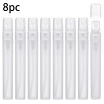 8Pcs Clear Glass Perfume Atomizer Travel Size Refillable Empty Fine Mist Spritzer Bottle For Makeup Liquid Storage Containers