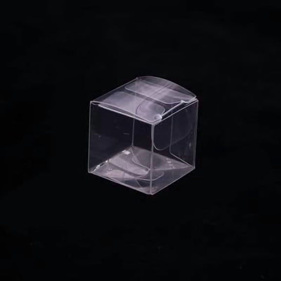 8Pcs Clear PVC Plastic Storage Boxes DIY