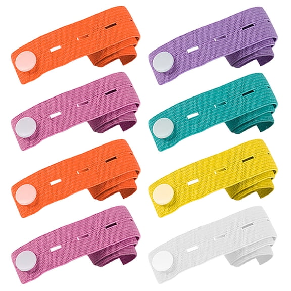 8Pcs Closet Storage Straps Adjustable Elastic Bands for Fitness Travel and Home Organization