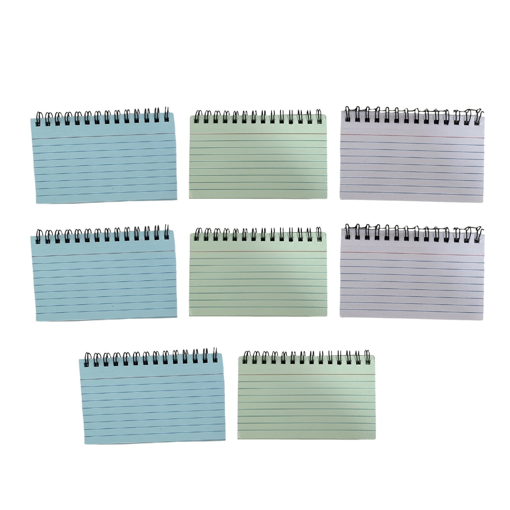 8Pcs Coil-binding Notepads Small Notebook Colorful Notepads Lined Notepads 5x3''
