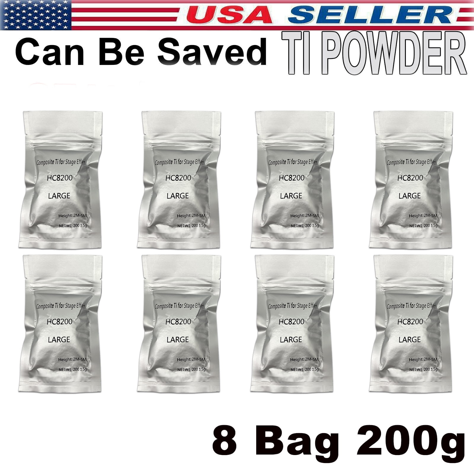 8Pcs Cold Spark Machine Powder 2-5M Stage Effect for Wedding Party Show ...