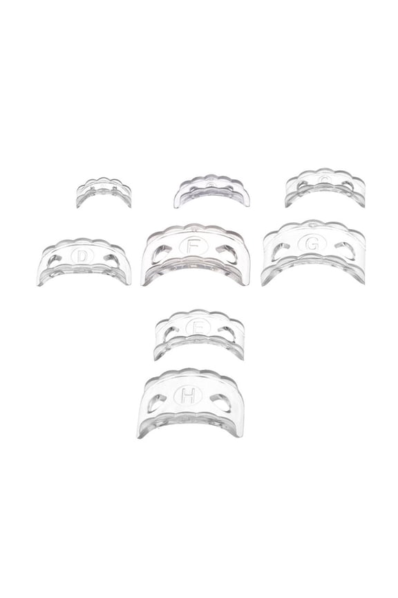 8Pcs Comfortable Ring Fit Adjuster Set Soft Silicone Sizers for All Rings
