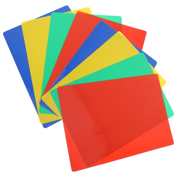 ELAYARD Lightweight Double-Sided Reusable Plastic Sketch Boards Writing Pads for Students and Office Use