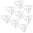 8Pcs Corner Brackets Clear Box Corner Brackets Right Angle Connectors