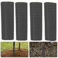 thumbnail image 1 of 8Pcs Corrugated Tree Guards, 1.96x15.74inch PP Tree Trunk Protectors, Tree Bark Protector Tube Wraps to Protect Saplings Plants from Deer Rabbit Cats Rodents Mowers (White), 1 of 8