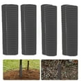 thumbnail image 1 of 8Pcs Corrugated Tree Guards, Plastic Tree Trunk Protectors, Tree Bark Protector Tube Wraps for Saplings Plants Seedlings Deer Rabbit Cats Rodents Mowers (1.57x15.74in, White), 1 of 8