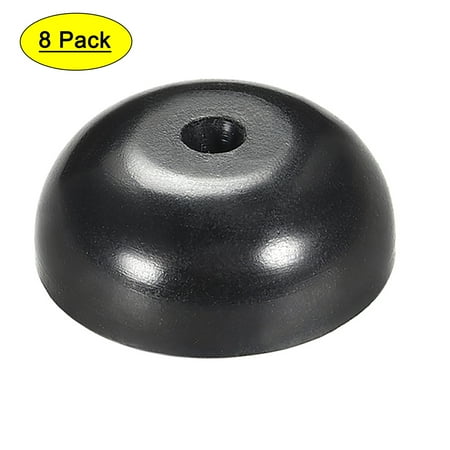 8Pcs D25xH10mm Rubber Feet Anti-Vibration Base Pad Stand for Speaker Guitar Amplifier