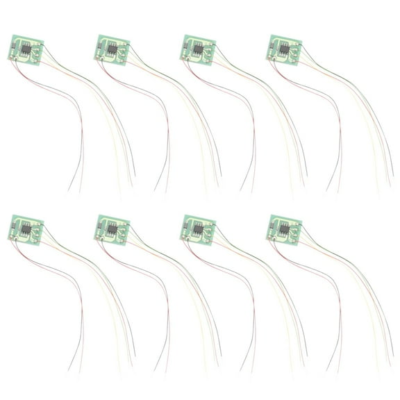 8Pcs DIY Scale Construction Sand Table Model Circuit Board Traffic Light Signal HO Train Railway Miniature