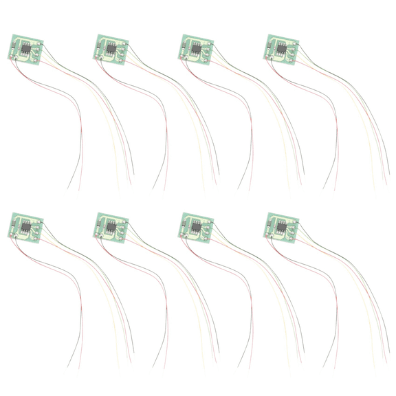 8Pcs DIY Scale Construction Sand Table Model Circuit Board Traffic Light Signal HO Train Railway Miniature