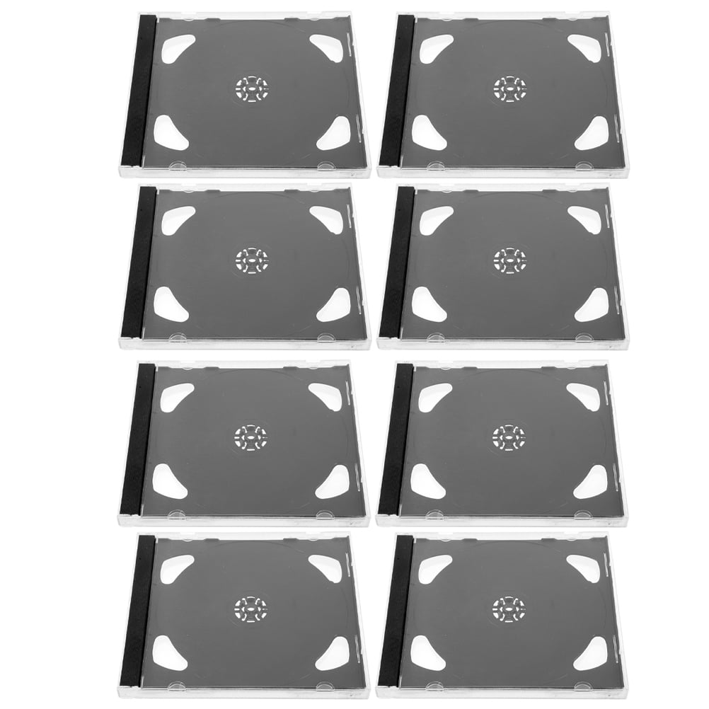 8Pcs DVD Cases DVD Storage Cases CD Cases Reusable CD Cases CD Storage Holders