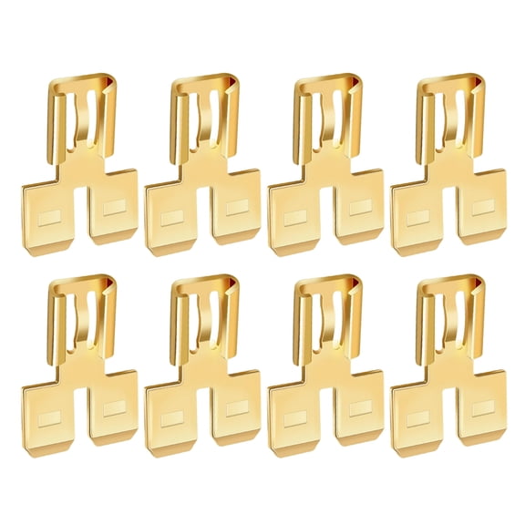8Pcs Double Piggybacks Spades Connectors Quick Disconnect Electrical 2 Way Wire Terminals Adapter Spades Connectors