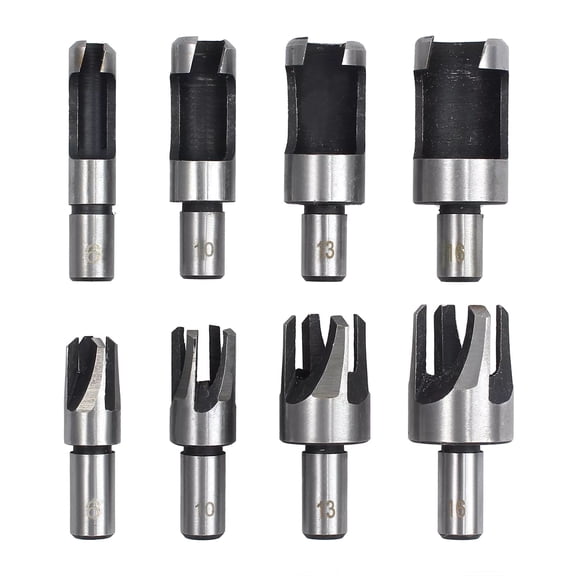 8Pcs Drill Bits Woodworking Plug Cutter Set Precision Efficiency for Flawless Craftsmanship