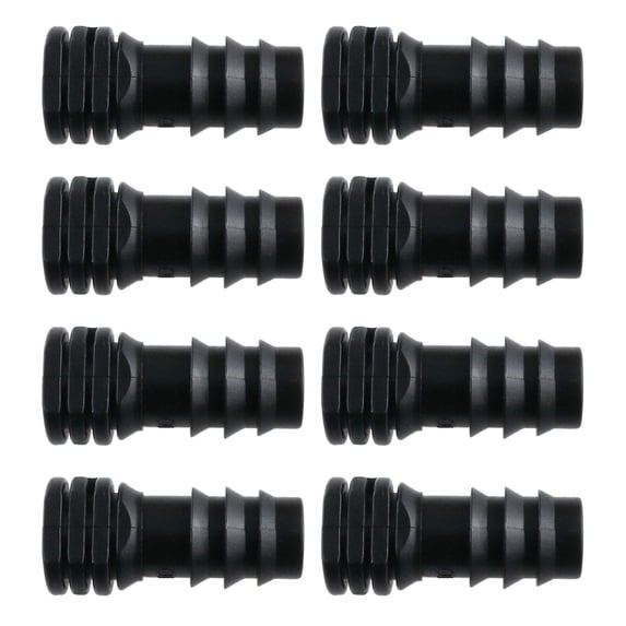 8Pcs Drip Irrigation Barbed Coupling Fittings Kits Drip Line Couplings ...
