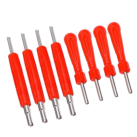 8Pcs Durable Repair Tool for Car Valve Stem Core Removal with Multi Color Handles