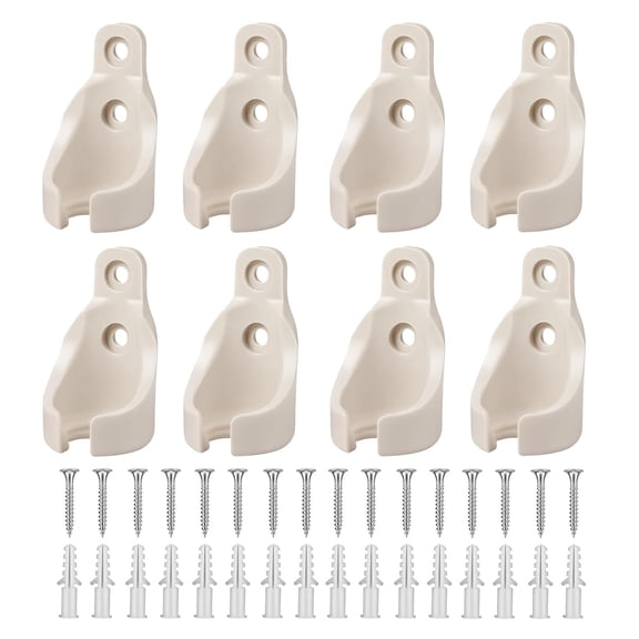 8Pcs Easy Mounting Brackets Adjustable Universals Fit With Screws Expansion Tube