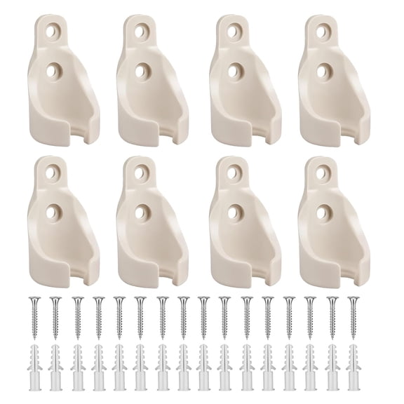 8Pcs Easy Mounting Brackets Adjustable Universals Fit With Screws Expansion Tube