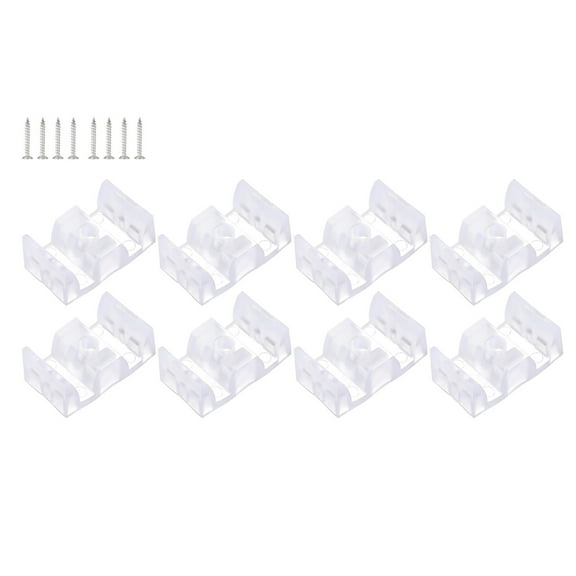 Set of 8 Multipurpose Clear ABS Shower Bumpers Anti Slip Stoppers Convenient for Sliding Glass Door Frame Installion