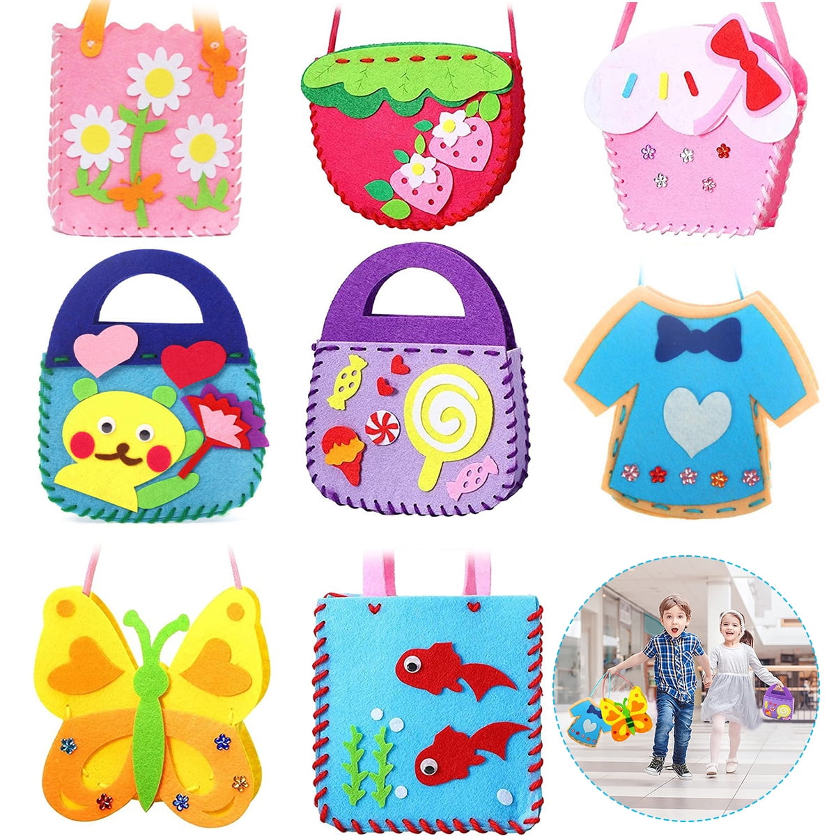 Girls Fashion Design Kids Sewing Craft Kit Creative Crafts Toys For Girls  To Stimulate Imagination DIY Arts And Crafts For Teen - AliExpress