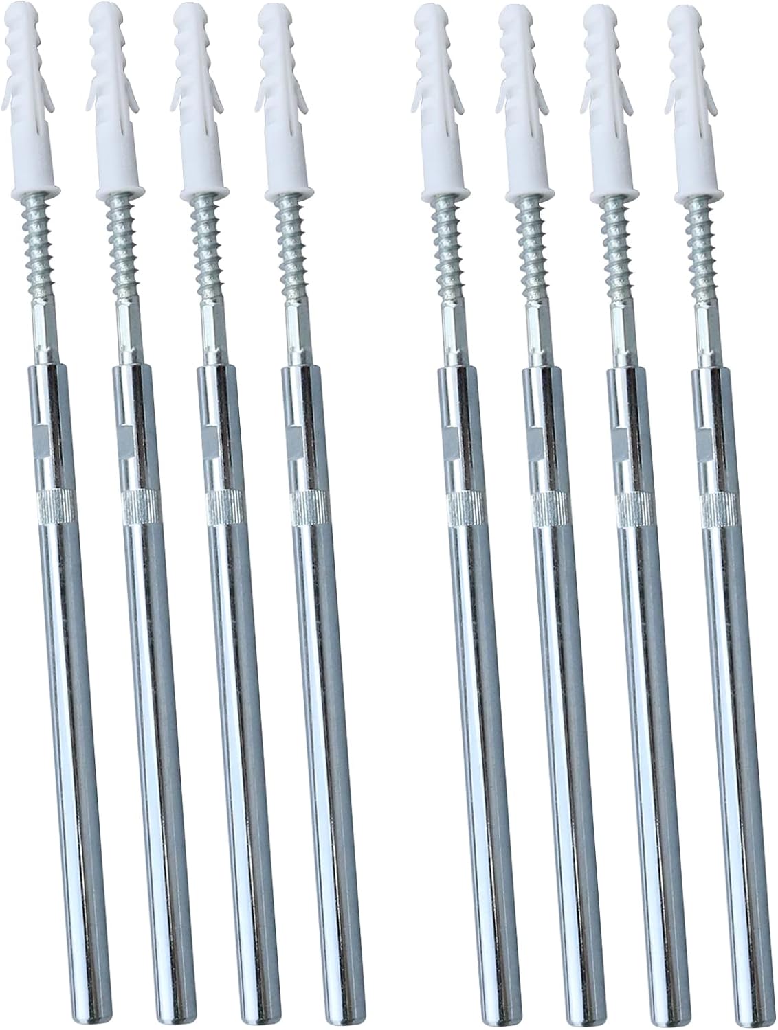 8Pcs Floating Shelf Bracket Invisible Metal Support Easy